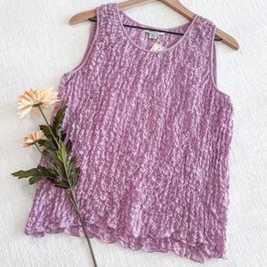 Vintage silk crinkled blouse.